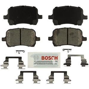 BOSCH BE1160H Blue Ceramic Disc Brake Pad Set With Hardware - Compatible With Select Chevrolet Cobalt, HHR, Malibu; Pontiac G5, G6; Saturn Aura; FRONT