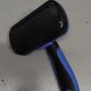 Swihauk Self Cleaning Slicker Brush - Skin Friendly Deshedding Grooming Tool for Dogs & Cats, Suitable for Shedding & Haired Pets, with Pet Supplies Accessories, Blue