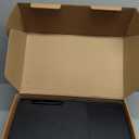 Klearlook Upgraded Adjustable Keyboard Tray for Above Desk & Under Desk Use - Ergonomic Sit-Stand Keyboard Riser with 360 Rotation, 24.4"10" Keyboard Stand with Wrist Rest & Storage Drawer - Black