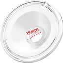 1Pcs Silicone Flange 19mm Compatible with Momcozy S12 Pro/S9 Pro/TSRETE S12/kmaier S12 Breast PumpFlange Wearable Breast Pump Replacement Accessories,Shield 19mm Flange Parts