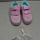 Nsasy Kids Roller Shoes Boy Girl Sneakers with Wheels Become Sport Sneaker with Led for Christmas Birthday Children Show Gift (11 Little Kid, 159-pink-double)