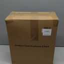 Downluxe Waterproof Outdoor Chair Cushions for Patio Furniture, 22" x 22" x 3" Patio Chair Cushion with Adjustable Ties & Portable Handle, Square Outdoor Cushion with Removable Cover, Burgundy, 2 Pack