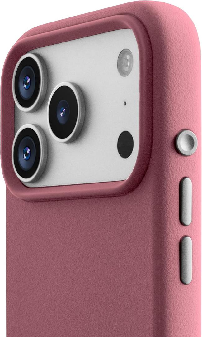 TineeOwl Case for iPhone 17 Pro MagSafe Compatible, Aluminum Buttons, Camera Control & Rounded Action Button, Slim Textured TPU, Minimalist DuneX Series