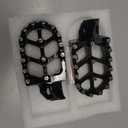 Motorcycle Foot Pegs Footpegs Foot Pedals Rests CNC for DR650 DR650SE 1996-2023 DRZ125L 2012-2023 RM85 2002-2006 Dirt Pit Bike Dual Sport Black