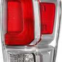 Rear Brake Tail Light Assembly Compatible with 2016-2023 Tacoma Tail Lamps 2016 2017 2018 2019 2020 2021 2022 2023 Tacoma Taillights OE Replacement, Passenger Side