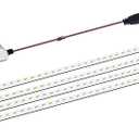 Magnetic LED Troffer Retrofit Kit 2x4FT,72W LED Tube Retrofit kit,150LM/W,5000K Daylight,0-10V Dimmable,T8 T10 T12 Fluorescent Replacement,UL Cert,Easy to Install