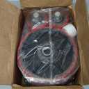 Pallet Jack/Truck FULL SET RED with Axles, Steering Wheels 7"x 2" Pair, Front Load Roller 3" x 3.75" Pair with Bearings ID 20mm Poly Tread Red, Entry Exit Roller and Protective Caps