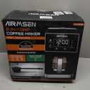 AIRMSEN Coffee Maker with Grinder, 5-Cup Grind and Brew, Programmable