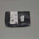 Wandering Nature Makeup Bag Small Cosmetic Bag for Purse 2 Pack Small Make Up Pouch Vegan Leather Cute Travel Pouch with Zipper for Women, Black