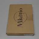 Mkono Necklace Holder Metal Jewelry Display Stand Necklace Organizer with 22 Hooks for Storage and Hanging Bracelet Keychain Home Room Decor for Women,Wood