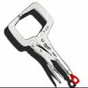 MILWAUKEE ELECTRIC TOOL 48-22-3531 2490363 Torque Lock Locking C-Clamp, Regular Jaws, 11"