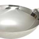 Winco 14" S/S Wok, Welded Joint