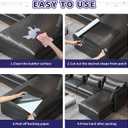 Leather Repair Patch Tape Kit, Self Adhesive Leather Repair for Furniture, Couch, Sofa, Car Seats,Office Chair,Vinyl Repair Kit.60inx16in (Black-Litchi Grain)