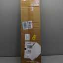Door Threshold Ramp 4" Rise Door Ramp Aluminum Entry Ramp or Doorways Rated 800 lbs Load Capacity forWheelchair Scooters Power Chairs Walkers Metallic