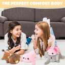 TOYSYM Weighted Stuffed Animals, 1.6 lbs Axolotl Stuffed Animal with Weighted Beads, Cute Plush Toy Pillow Gifts for Adults Kids Boys Girls, Pink