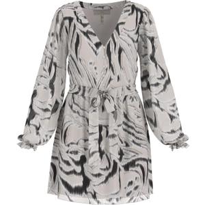 GUESS Women's Marcelle Dress (XS, Zebra Skin Print)