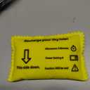 DryTote Rechargeable Desiccant Pack, Ultimate Moisture Absorption, Color Change Indicator, Safe Storage Protection, Large Capacity 200 Gallons, 100g, Yellow