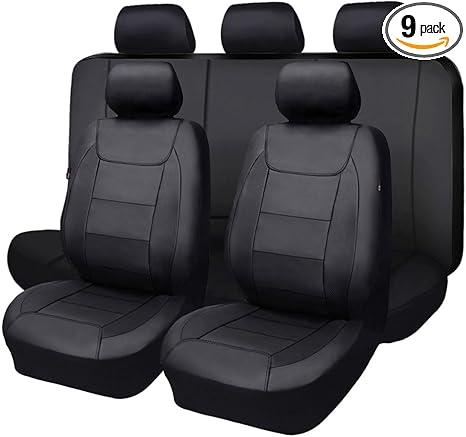 DICKIES, Vegan leather, Front and Rear Seat Covers