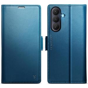 For Samsung Galaxy S26 Plus Case Wallet with RFID Blocking Card Holder, PU Leather Kickstand Protective Flip Phone Cover Fit for Galaxy S26 Plus 6.7", Blue