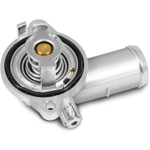 Upgrade Aluminium Thermostat Housing Assembly Compatible with 2011-2015 Dodge Durango Jeep Grand Cherokee 2012-2018 Jeep Wrangler JK - V6 3.6L - Replace 902-852 5184651AH 5184651AG