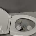 KHE Elongated Toilet Seat 18.5 Inch, Soft Close, White