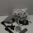 Brightown 58FT Solar String Lights Outdoor with Remote Cable Ties and Hooks, Commercial Grade Patio Lights with 26 LED Shatterproof Bulbs, 3 Light Modes Hanging Light for Backyard Party Decor