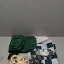 Juegoal 20" Portable Chess & Checkers Set, 2 in 1 Travel Board Games for Kids and Adults, Folding Roll up Chess Game Sets, Extra 26 Checker Pieces, Tournament Thick Mousepad Mat with Storage Bag