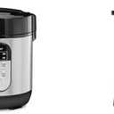 Hamilton Beach Digital Programmable Rice Cooker & Food Steamer, with Slow Hard-Boiled Egg Functions & Power Elite Wave Action Blender For Shakes and Smoothies, Puree, Crush Ice, 40 Oz
