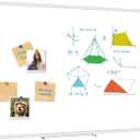 XBoard Magnetic Whiteboard 48 x 36, White Board 4 x 3, Dry Erase Board with Detachable Marker Tray