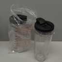 32OZ Replacement Cups Compatible with Ninja Nutri BN401, SS101, BN400, BN800, BN801, SS351, SS151 TWISTi DUO Blender, with Upgraded Sip and Seal Lids- Convenient to Drink Directly.(2 Pack)