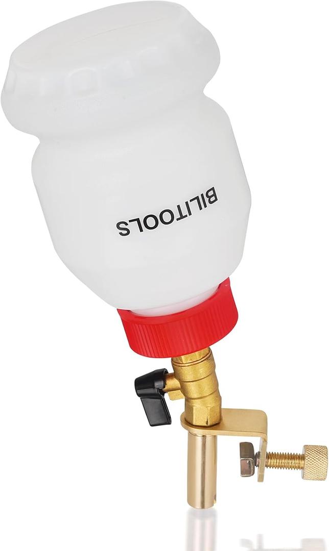 BILITOOLS 1L Universal Cylinder Brake Fluid Refilling Bottle Automatic Brake Service Dispensiong Flush Tool, Easy Operation for Cars, Motorcycles and for Clean & Efficient Brake Maintenance