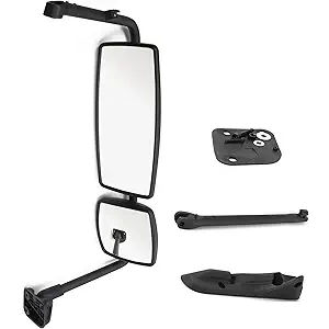 CPOWACE Mirror Arm Black Fit for International 4300 4400 7400 7600 8500 8600 (right side)