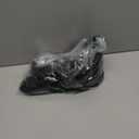 HOCILLE Women's Sexy Bodycon Boat Neck Mini Dresses Sleeveless Ruched Ruffle Hem Club Party Short Dress (Medium, Black)