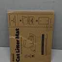 Cat Litter Mat - 23.2'' x 14.6'' Small Litter Trapping Mat, Easy to Clean Litter Box Mat, Waterproof, Urine-Proof, Non-Slip Kitty Litter Mats for Floor, Grey