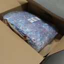 Shredded Memory Foam Filling 10lbs for Bean Bag Filler, Pillow Stuffing Cushion Arts Crafts Refill, Without Added Gel Particles, Premium Soft and Great for Stuffing, Multi Color and Shape, 10 Pound