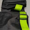 V VOLKGO Super Extra Large Stroller Bag for Airplane with Padded Backpack Shoulder Straps, Double Stroller Cover for Air Travel, Jogger & Carrier - Fits All, Gate Check Bag, Waterproof Travel Cover. (Black)