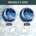 2 x Memorial Ornament 2025  The Sky Looks Different When You Have Someone You Love Up There  Bereavement Sympathy Keepsake Ornament for Loss of Loved One, Remembrance Gift for Family & Friends