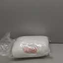 Ear Piercing Pillow for Side Sleepers, Pillow with an Ear Hole for CNH and Ear Pain Ear Inflammation Pressure Sores (Light Pink Silk, 17.3"x12.6"x2")