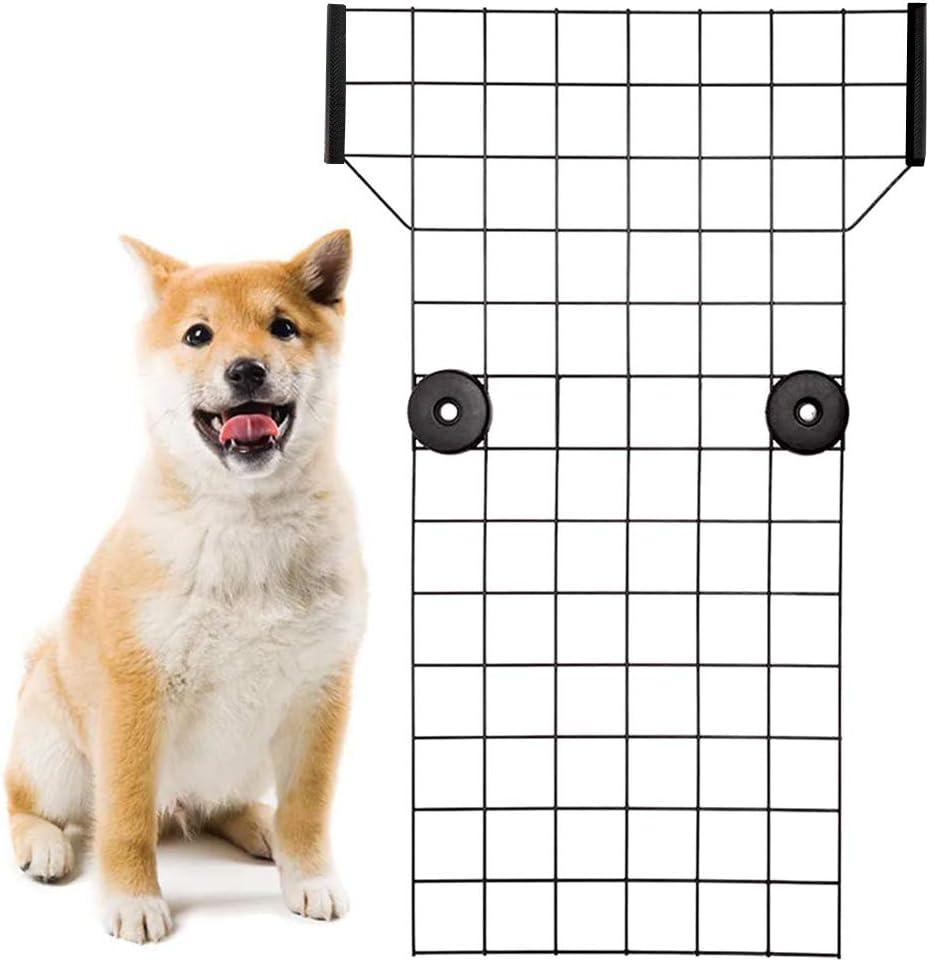 KOOLTAIL Dog Car Barrier - Front Seat Pet Vehicle Barriers Adjustable Steel, for Small and Medium Dogs (12"-16" x 26" (Front Seat))