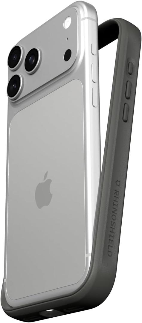 RhinoShield Phone Case Compatible with iPhone 17 Pro Max | Mod NX - Modular Protective Bumper Case Without Backplate, Slim Design, Shockproof with Military Grade Drop Protection - Graphite