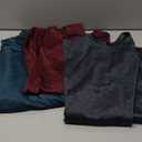 Real Essentials 4 Pack: Mens Long Sleeve Dry Fit T Shirts Hiking Fishing Workout Gym Work Sun UPF 50 Wicking Running Tee (Medium)