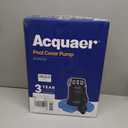 Acquaer 1/3 HP Automatic Swimming Pool Cover Pump, 2950 GPH Submersible water pump with 3/4 Check Valve Adapter & 25ft Power Cord, Water Removal for Pool, Hot Tubs, Rooftops, Water Beds and more