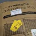 Queen Comforter Set - 7PCS Bed in a Bag, Seersucker Bedding Set, Khaki