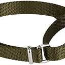 Hyhug Martingale Collar for Dogs Small Green |Escape - Proof Heavy Duty Nylon Durable No Buckle, Ideal for Training & Daily Walks