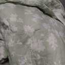 Laura Ashley - Quilt Set, Luxuriously Soft Bedding with Matching Shams, Floral Design, Elegant Home Essentials (Adorabelle Silhouette Green, Full/Queen)