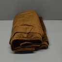 RYB HOME Velvet Curtains 96 inches, Soft Durable Drapes Room Darkening Privacy Window Treatment Farmhouse Decor for Living Room Sliding Glass Door, Golden Brown, W52 x L96 inches, Set of 2