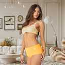 Women's Cotton Underwear High Waiste Full Coverage Ladies panties Breathable Briefs Underpants Regular & Plus Size,5X