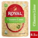 Royal Cilantro Lime Basmati Rice - Ready to Heat Basmati Rice - (6 Pack) 8.5 oz Microwaveable Pouch