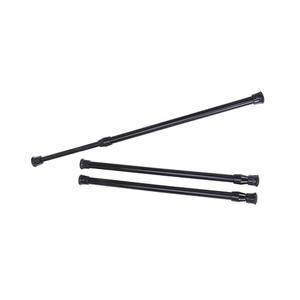 HAKIDZEL High Carbon Steel Tension Rod Multi Function Shower Curtain and Door Pole for Home Use Diameter Easy Tool Installation Black Finish