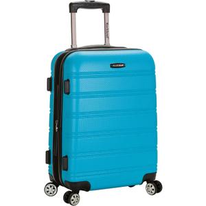 Rockland Melbourne Hardside Expandable Spinner Wheel Luggage, Carry-On 20", Turquoise
